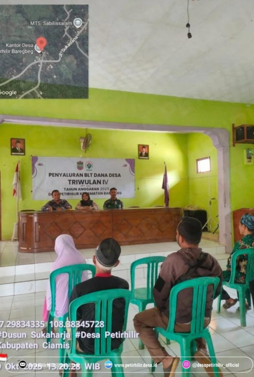 Penyaluran BLT Triwulan IV Tah...